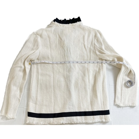 ✨NEW!✨ KATE by LATRAMODA Women’s Tweed Zip Up Jacket - Size 40 - Picture 10 of 14